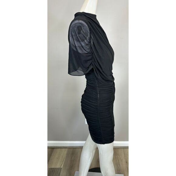 Amanda Uprichard Evianna Dress in Black Size XS $260 - Picture 8 of 9